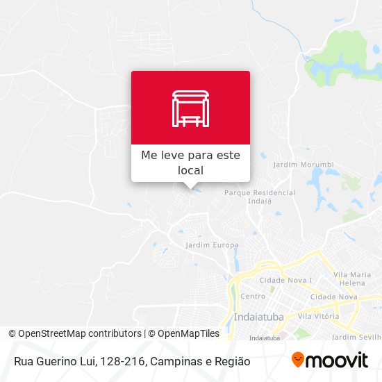 Rua Guerino Lui, 128-216 mapa