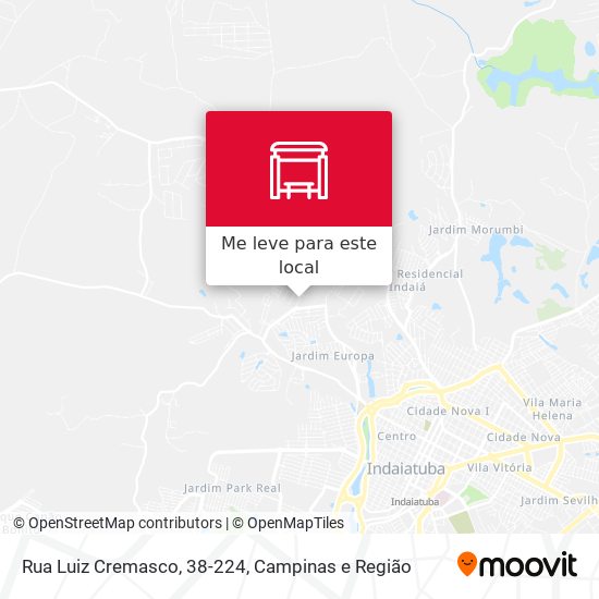 Rua Luiz Cremasco, 38-224 mapa