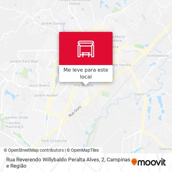 Rua Reverendo Willybaldo Peralta Alves, 2 mapa
