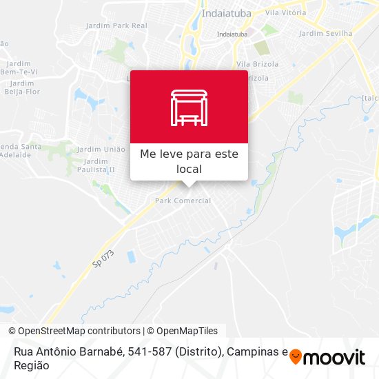 Rua Antônio Barnabé, 541-587 (Distrito) mapa