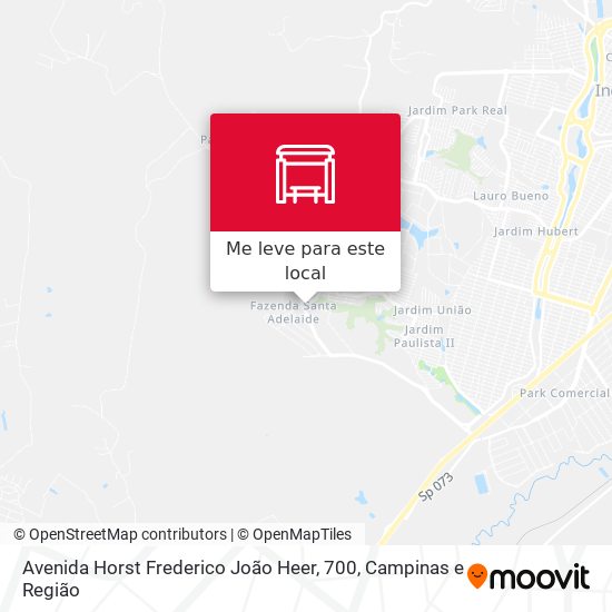 Avenida Horst Frederico João Heer, 700 mapa