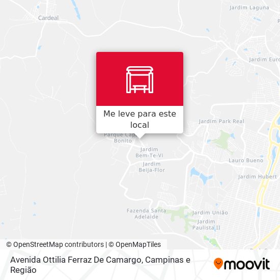 Avenida Ottilia Ferraz De Camargo mapa