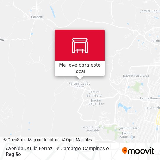 Avenida Ottilia Ferraz De Camargo mapa