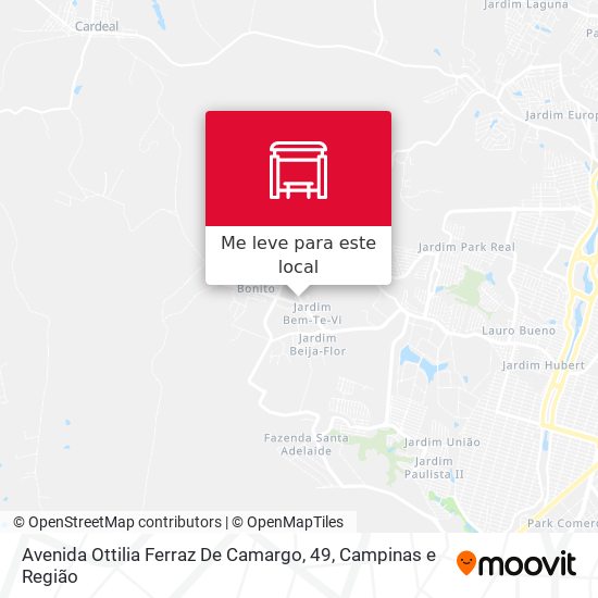 Avenida Ottilia Ferraz De Camargo, 49 mapa