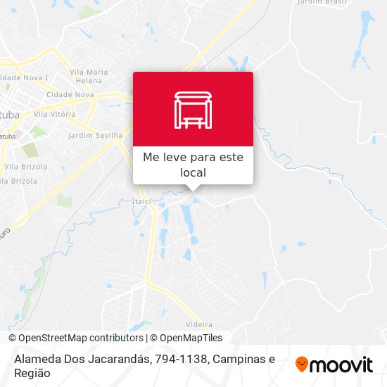 Alameda Dos Jacarandás, 794-1138 mapa