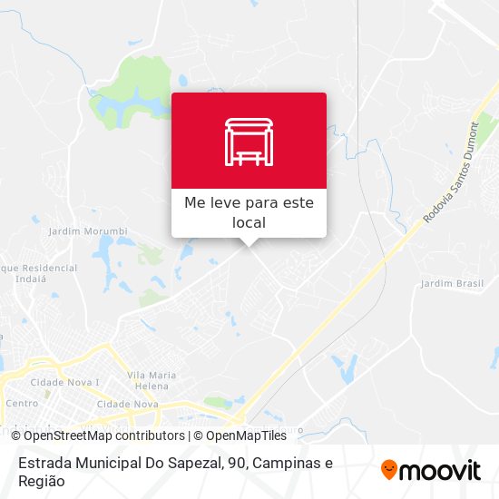 Estrada Municipal Do Sapezal, 90 mapa