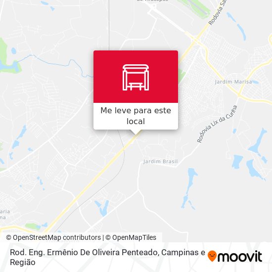 Rod. Eng. Ermênio De Oliveira Penteado mapa