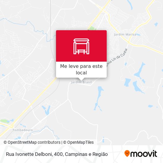 Rua Ivonette Delboni, 400 mapa