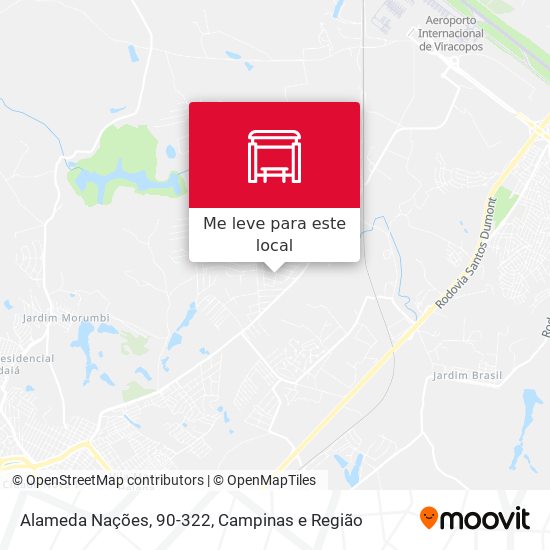 Alameda Nações, 90-322 mapa