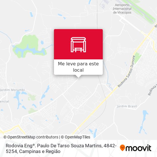 Rodovia Engº. Paulo De Tarso Souza Martins, 4842-5254 mapa