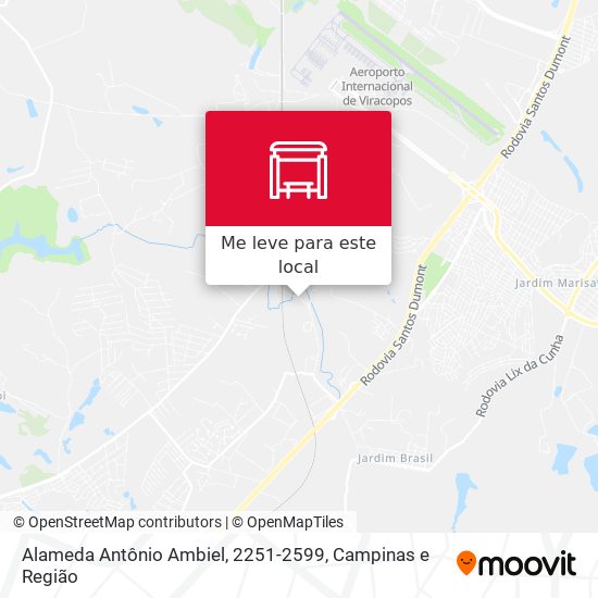 Alameda Antônio Ambiel, 2251-2599 mapa