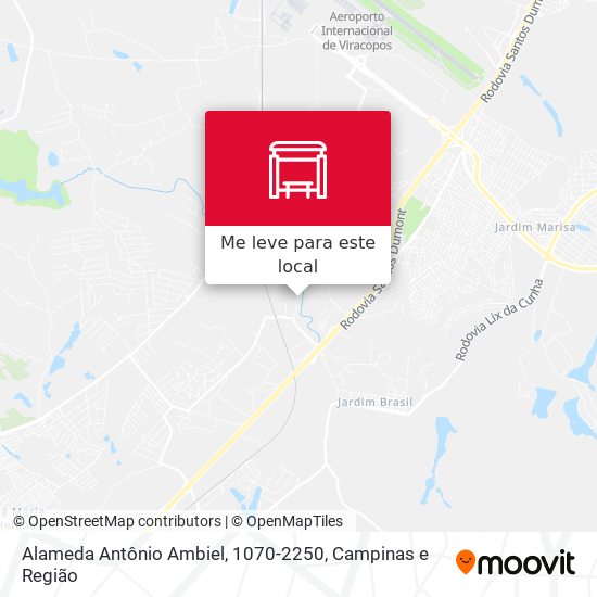 Alameda Antônio Ambiel, 1070-2250 mapa