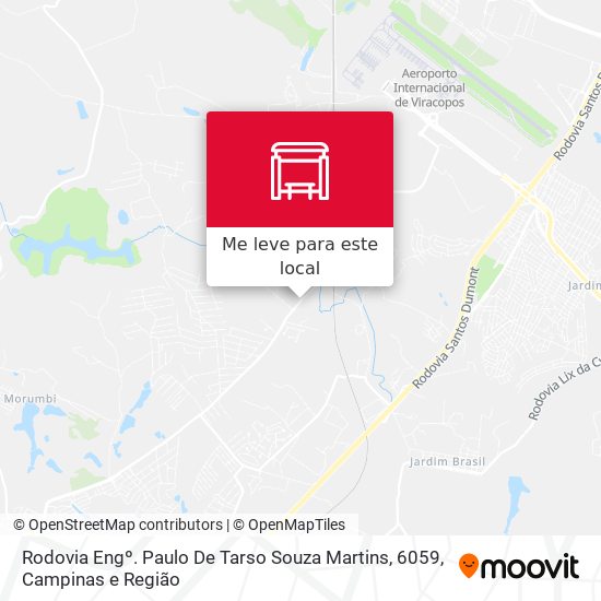 Rodovia Engº. Paulo De Tarso Souza Martins, 6059 mapa