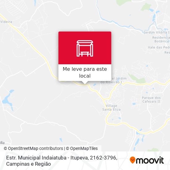 Estr. Municipal Indaiatuba - Itupeva, 2162-3796 mapa