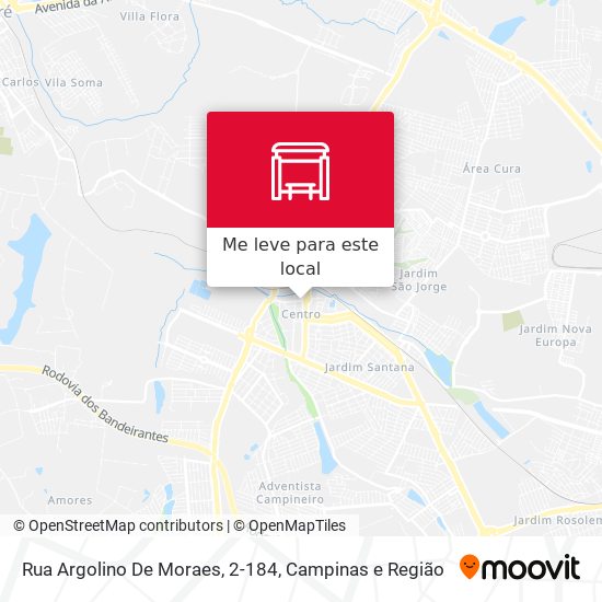 Rua Argolino De Moraes, 2-184 mapa