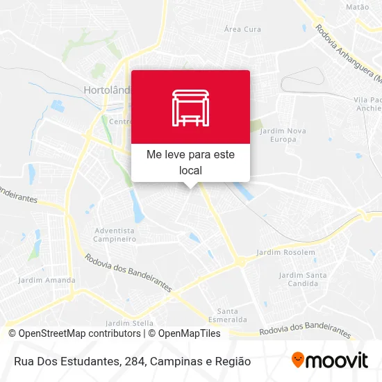 Rua Dos Estudantes, 284 mapa