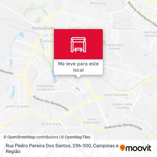 Rua Pedro Pereira Dos Santos, 296-300 mapa