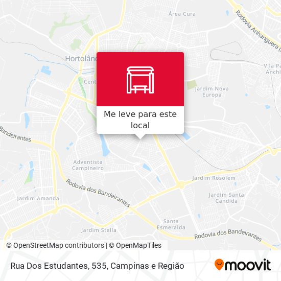 Rua Dos Estudantes, 535 mapa