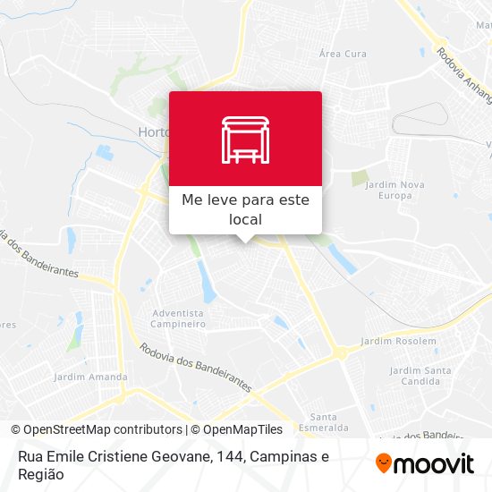 Rua Emile Cristiene Geovane, 144 mapa