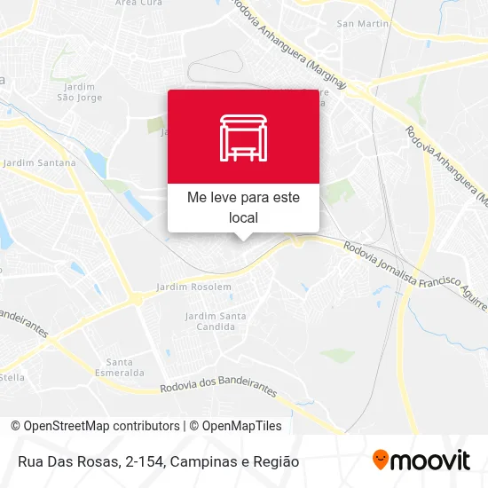 Rua Das Rosas, 2-154 mapa