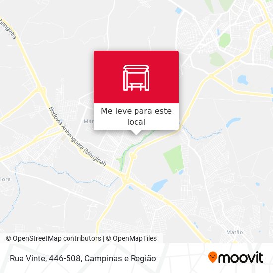 Rua Vinte, 446-508 mapa