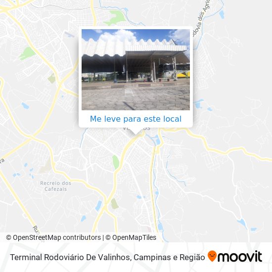 Terminal Rodoviário De Valinhos mapa