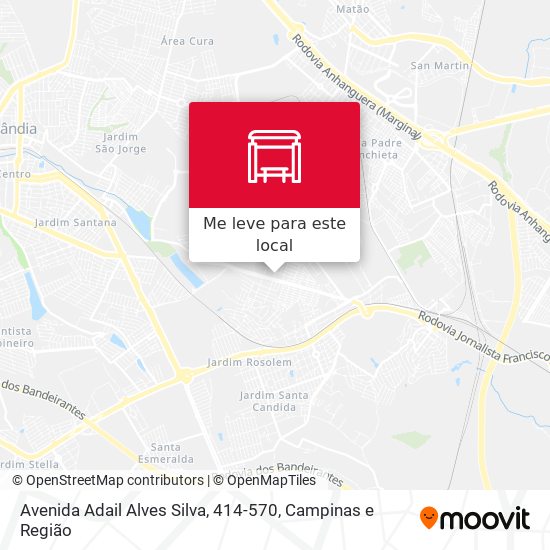 Avenida Adail Alves Silva, 414-570 mapa