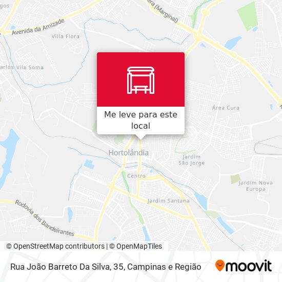 Rua João Barreto Da Silva, 35 mapa