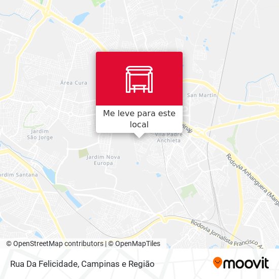 Rua Da Felicidade mapa
