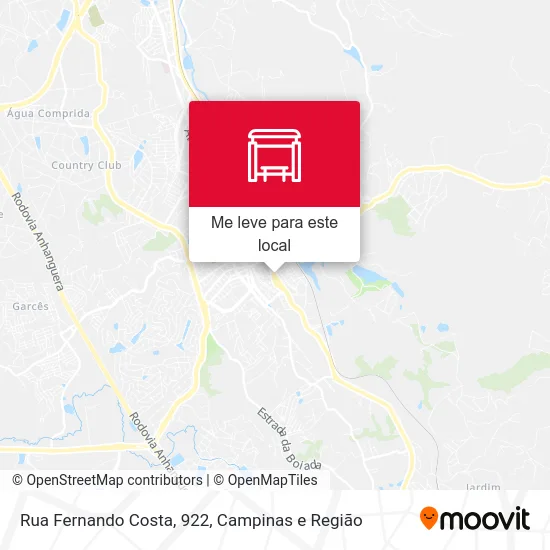 Rua Fernando Costa, 922 mapa