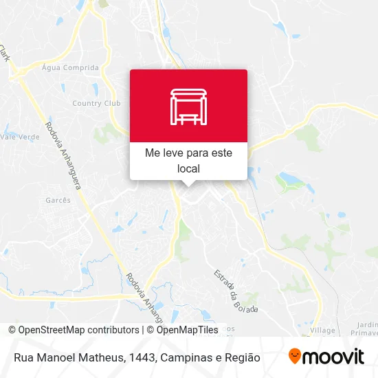 Rua Manoel Matheus, 1443 mapa