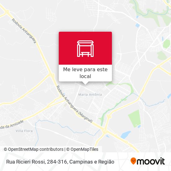 Rua Ricieri Rossi, 284-316 mapa