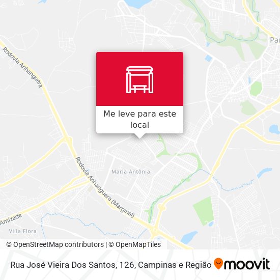 Rua José Vieira Dos Santos, 126 mapa