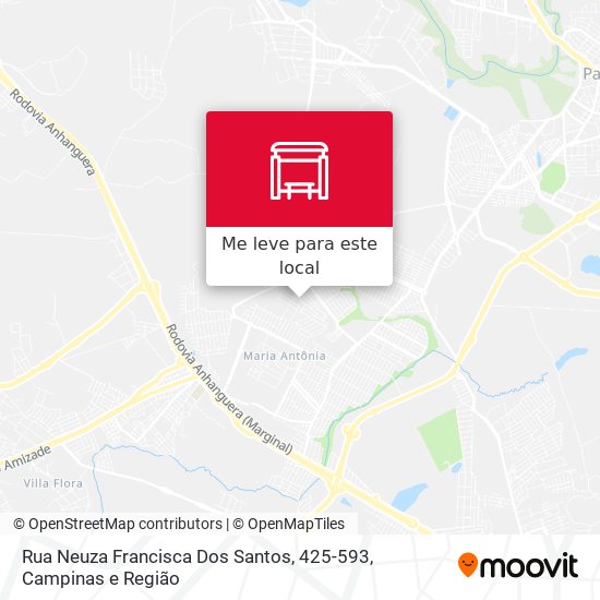 Rua Neuza Francisca Dos Santos, 425-593 mapa