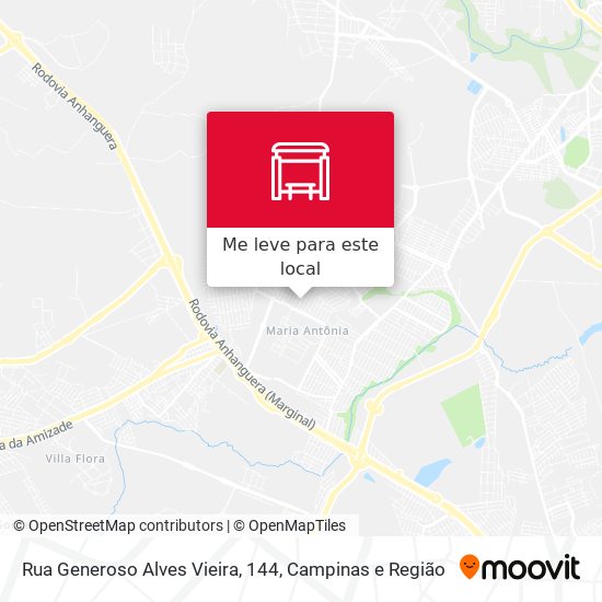 Rua Generoso Alves Vieira, 144 mapa