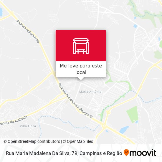 Rua Maria Madalena Da Silva, 79 mapa