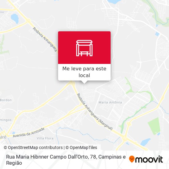 Rua Maria Hibnner Campo Dall'Orto, 78 mapa