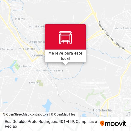 Rua Geraldo Preto Rodrigues, 401-459 mapa