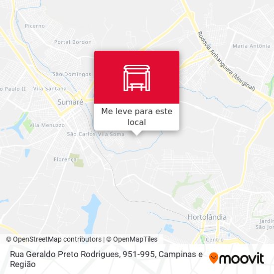 Rua Geraldo Preto Rodrigues, 951-995 mapa