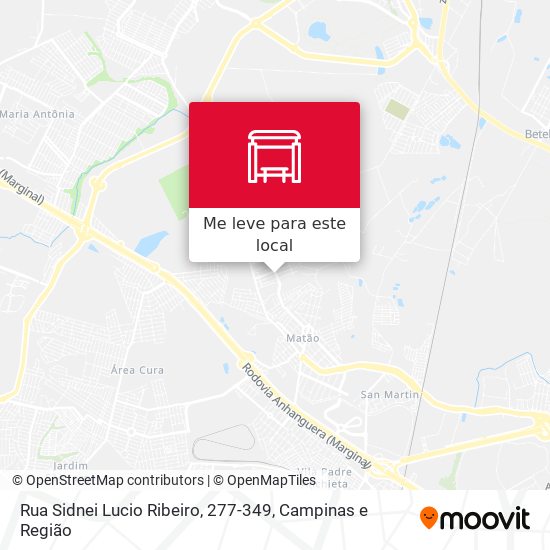 Rua Sidnei Lucio Ribeiro, 277-349 mapa