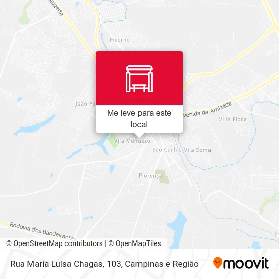Rua Maria Luísa Chagas, 103 mapa
