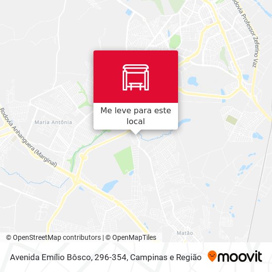 Avenida Emílio Bôsco, 296-354 mapa