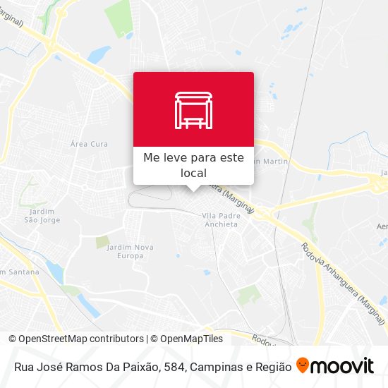 Rua José Ramos Da Paixão, 584 mapa
