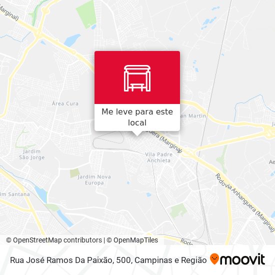 Rua José Ramos Da Paixão, 500 mapa