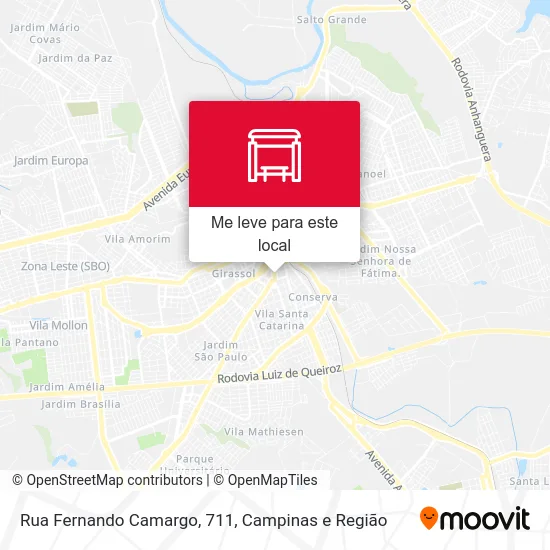 Rua Fernando Camargo, 711 mapa
