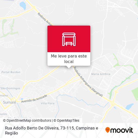 Rua Adolfo Berto De Oliveira, 73-115 mapa