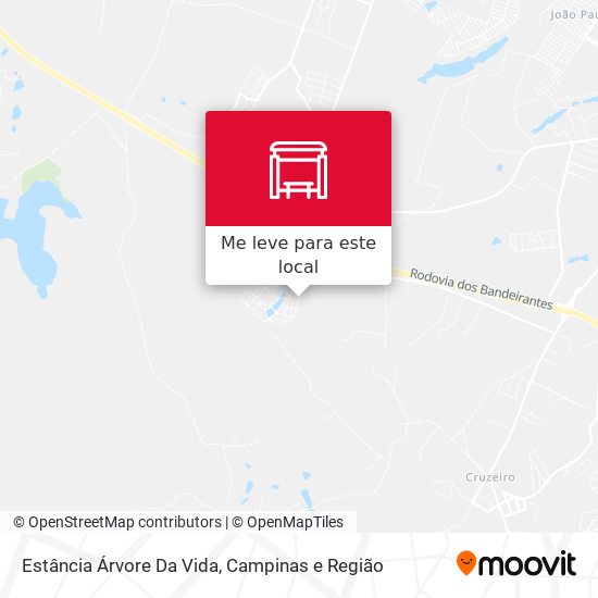 Estância Árvore Da Vida mapa
