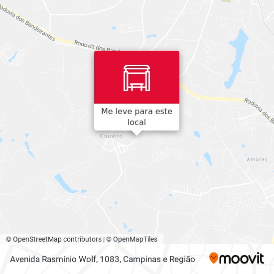 Avenida Rasmínio Wolf, 1083 mapa