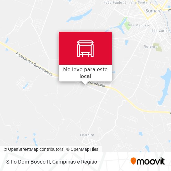Sítio Dom Bosco II mapa