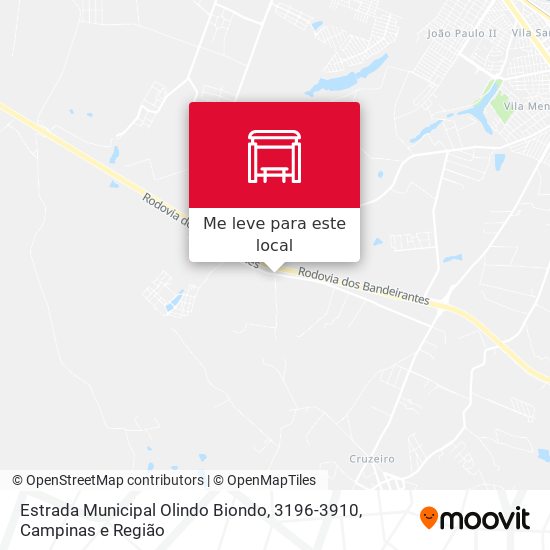 Estrada Municipal Olindo Biondo, 3196-3910 mapa
